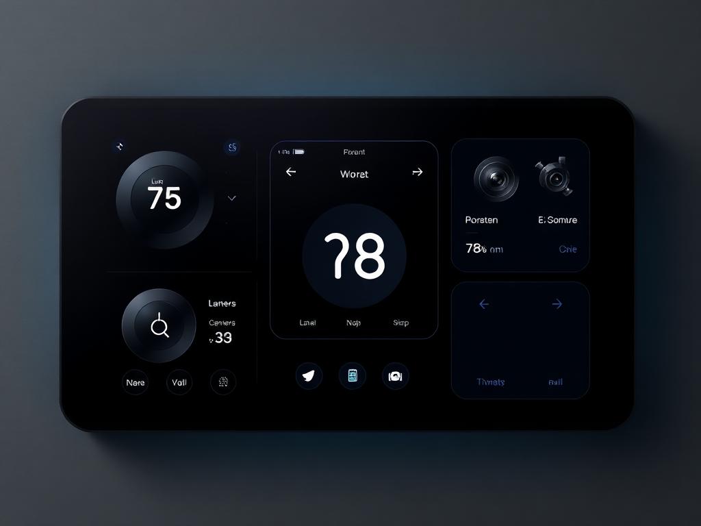 Mockup do sistema SmartHome